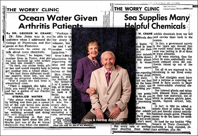 Dr. Crane The Worry Clinic Gaye and Hartley Anderson