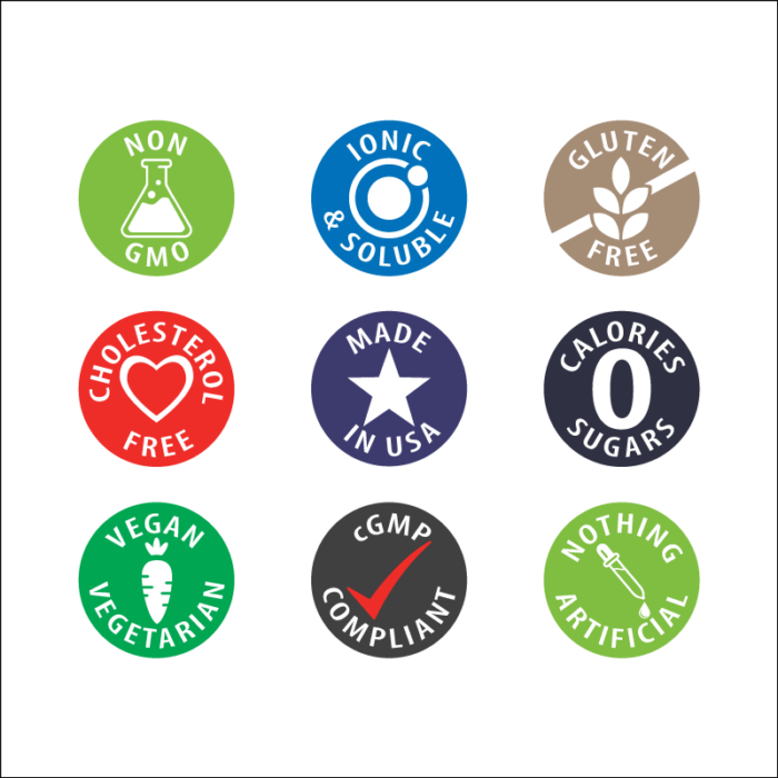 Fiber Blend Nutritional Icons